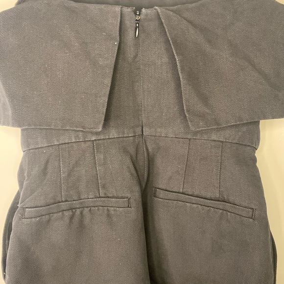 Club Monaco Black Short Romper Sleeveless Size 00 Party Dark Romantic Sexy - Picture 12 of 13